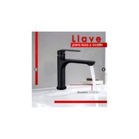 LLAVE PARA LAVATORIO BAJO NEGRO L038301