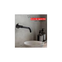 LLAVE DE COCINA NEGRO AL MUEBLE L504-322801