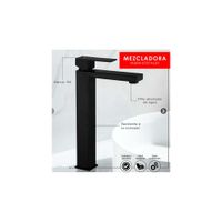 MEZCLADORA MONOCOMANDO DE LAVATORIO ALTO NEGRO  M304-0707AL01