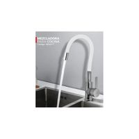 MEZCLADORA MONOCOMANDO DE COCINA AL MUEBLE BLANCO M04017