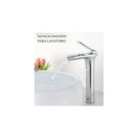 MEZCLADORA MONOCOMANDO PARA LAVATORIO ALTO CASCADA CROMADO VICTORIA
