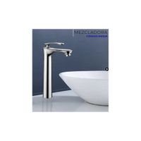 MEZCLADORA MONOCOMANDO PARA LAVATORIO ALTO CROMADO M032A