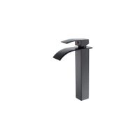 MEZCLADORA DE LAVATORIO ALTO NEGRO M304-01044