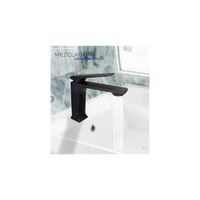 MEZCLADORA MONOCOMANDO PARA LAVATORIO MEDIANO NEGRO M815701
