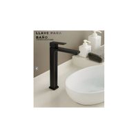 LLAVE PARA LAVATORIO ALTO CUADRADO COBREADO KYLIAN