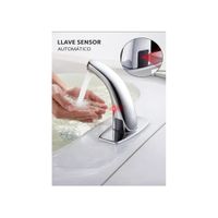 LLAVE DE LAVATORIO CON SENSOR CROMADO SF01