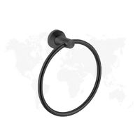 Toallero aro XM MOD 7116616N acero negro