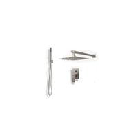MEZCLADORA MONOCOMANDO PARA DUCHA CUADRADO ACERO MT304-010D102