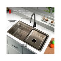 LAVADERO DE COCINA SATINADO US30402-7843