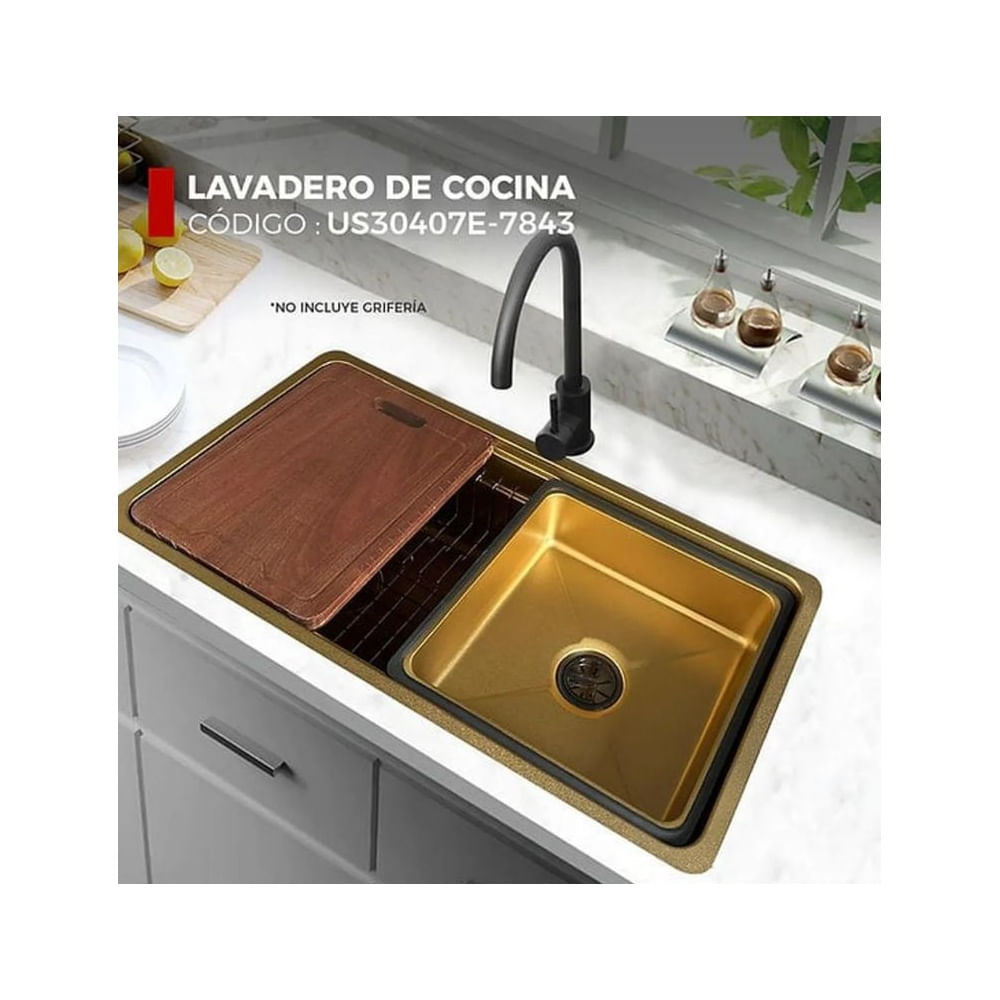 LAVADERO DE COCINA DORADO US30407E-7843
