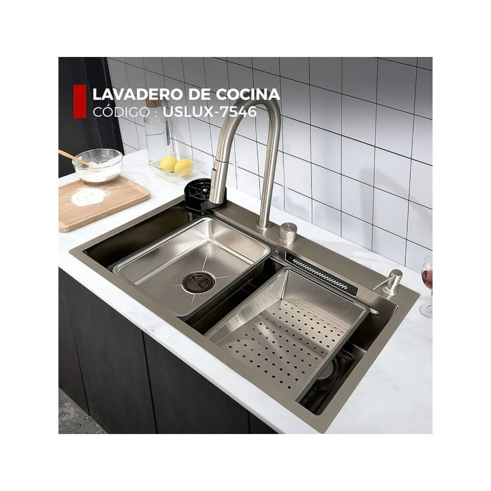 LAVADERO DE COCINA PLOMO USX-7546