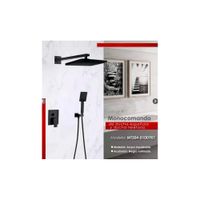 MEZCLADORA DE DUCHA TELEFONO NEGRO MT304-010D901