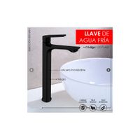 LLAVE PARA LAVATORIO ALTO MUEBLE NEGRO L0373A01