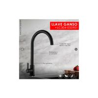 LLAVE DE COCINA NEGRO AL MUEBLE LC304-035901