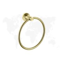 Toallero aro XM MOD 7116616G acero dorado