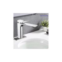 MEZCLADORA MONOCOMANDO PARA LAVATORIO MEDIANO CROMADO M817300