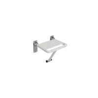 ASIENTO PLEGABLE PARA BAÑO BLANCO