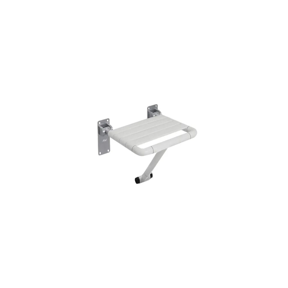 ASIENTO PLEGABLE PARA BAÑO BLANCO Blanco
