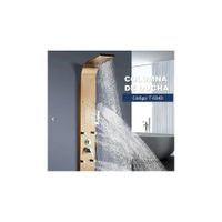 COLUMNA DE DUCHA DORADO T-034D