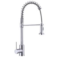Grifo Flexible Monocomando para Cocina con Ducha Extraíble Cromada - NAVARRA-1