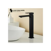 LLAVE DE LAVATORIO ALTO NEGRO 19547TB