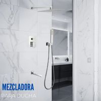 Mezcladora para Baño y Tina Cuadrada Cromada FB024T Sands Bronce Empotrable