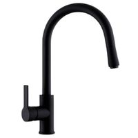 MEZCLADORA MONOCOMANDO PARA COCINA NEGRO