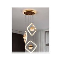 Lámpara colgante LED geométrica moderna