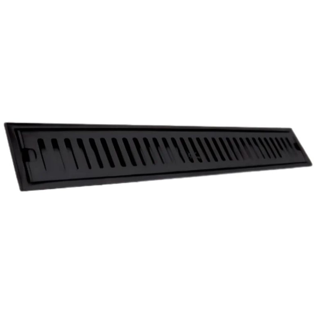 Sumidero Lineal 100 cm Acero Inoxidable Negro con Rejilla - 0040010765 Negro