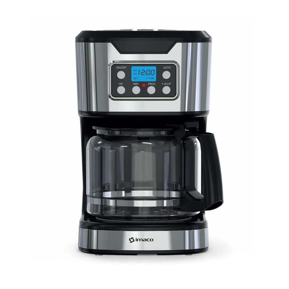 Cafetera Electrica 12 tazas pantalla digital CM1282 Imaco