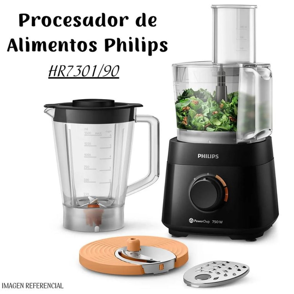 Procesador de alimentos Philips de 750W HR7301