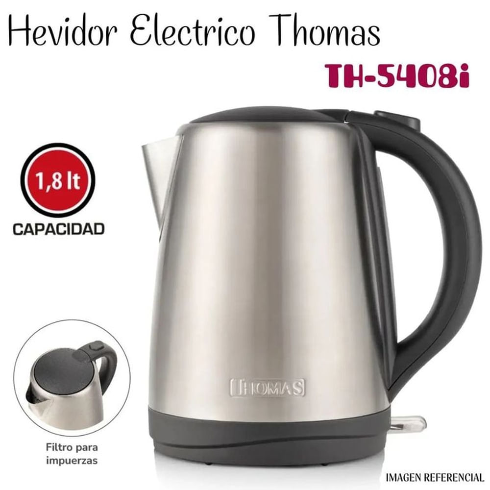 Hervidor Thomas TH-5408i Acero Inox - 1.8 Lt
