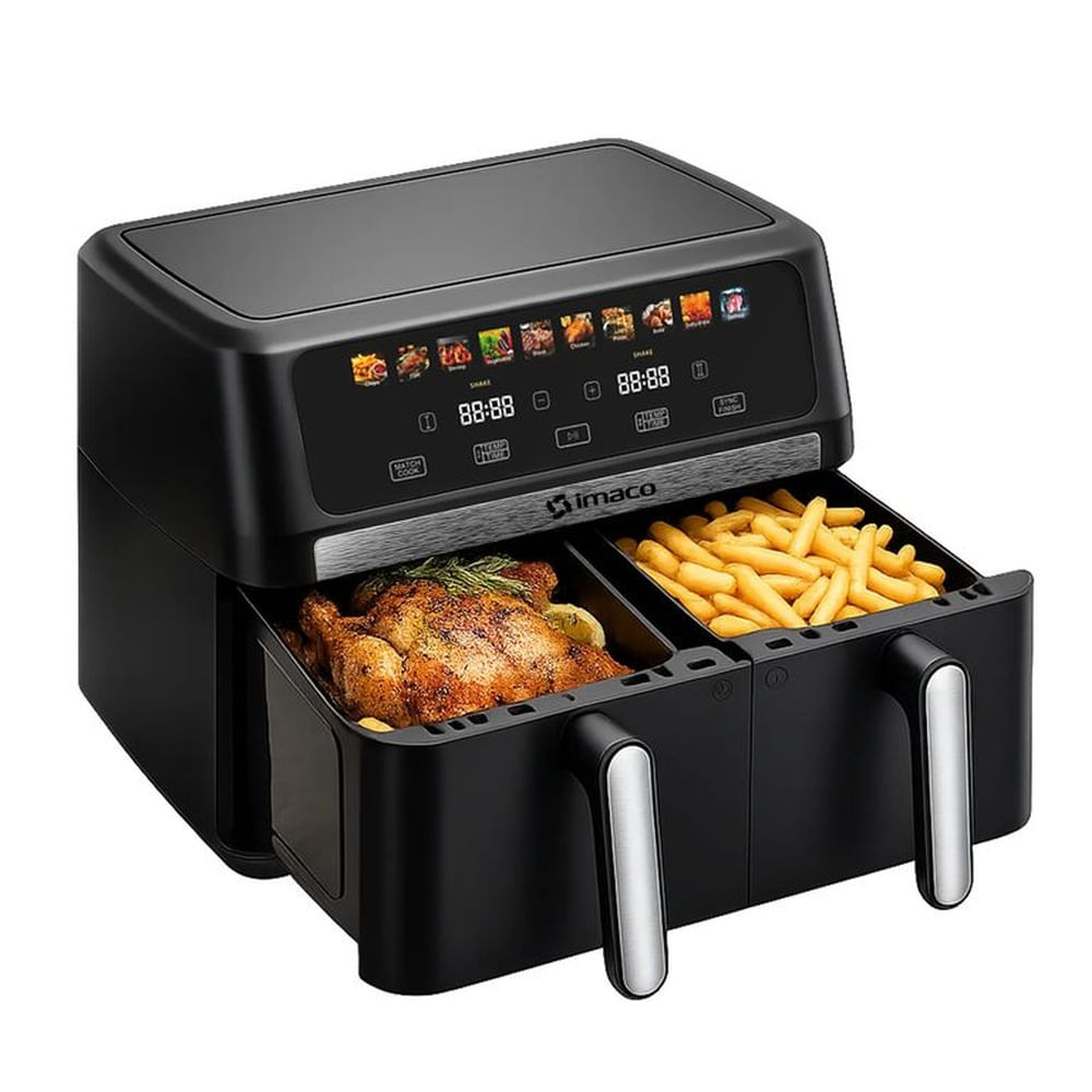 Freidora de aire 9 litros doble digital XXL Imaco AF1790D