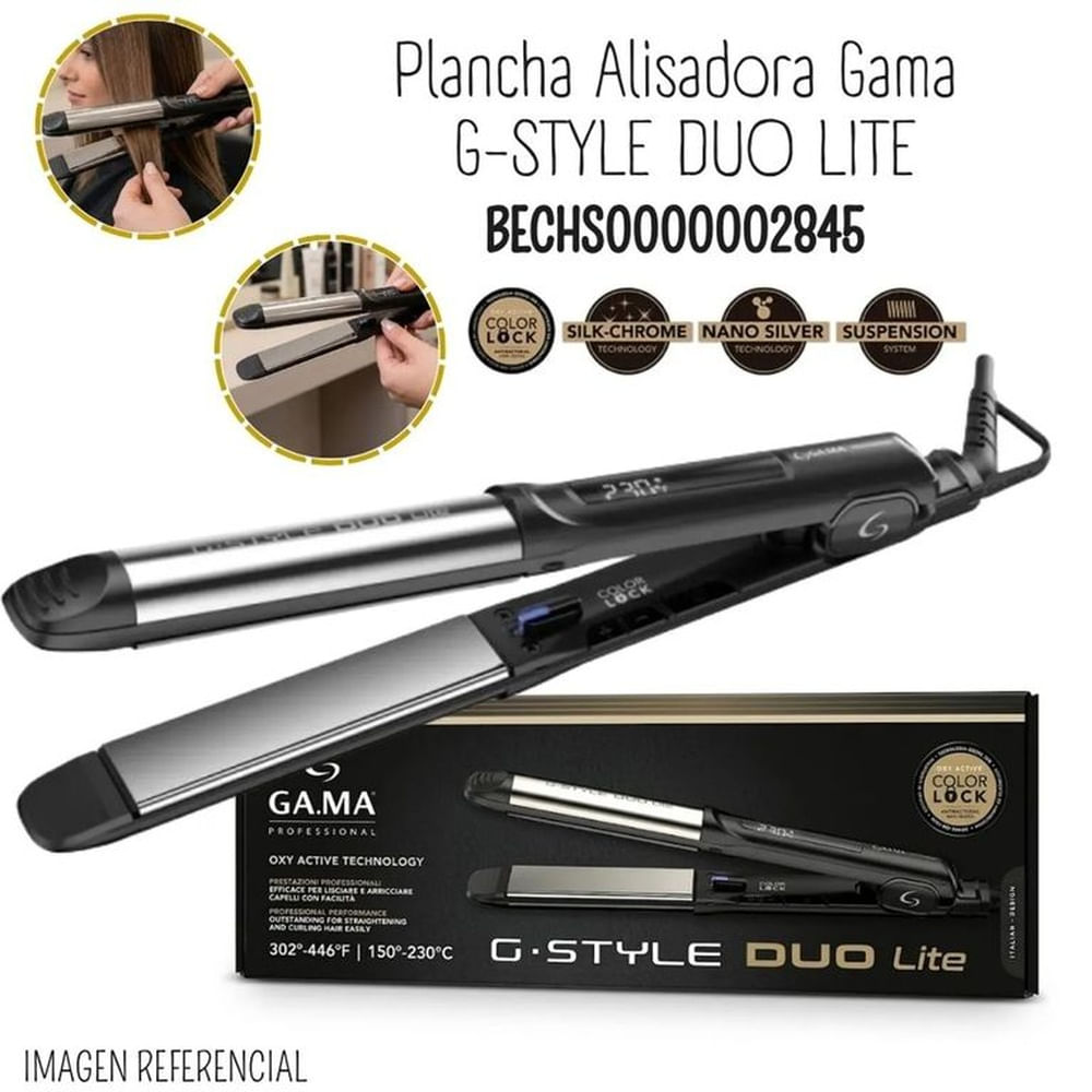 Plancha Alisadora Gama G-STYLE DUO LITE BECHS0000002845