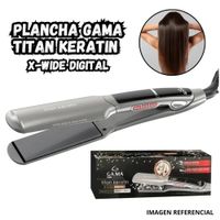 Plancha Alisadora Gama Titan Keratin Xwide Digital