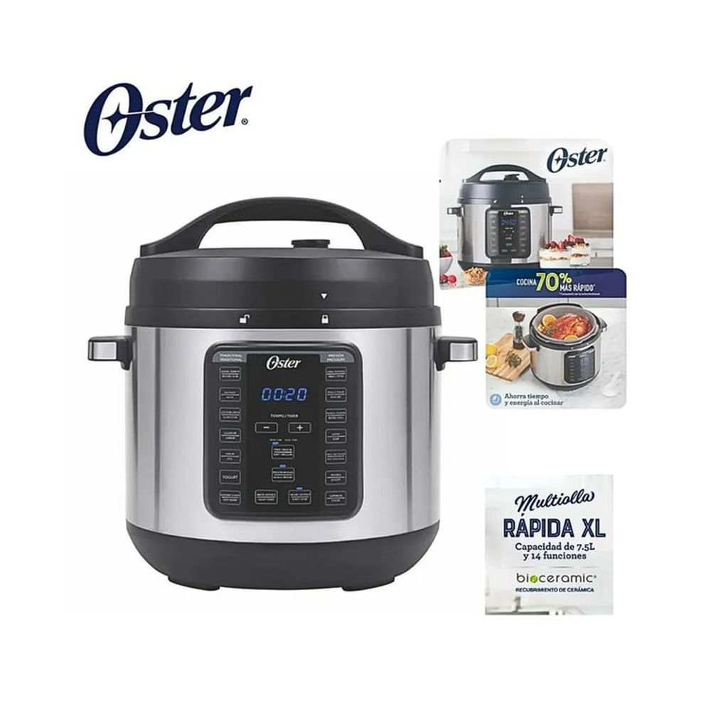 Multiolla Turbo Oster 7,5 Litros 14 Funciones