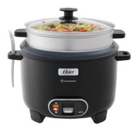 Olla Arrocera Oster Negro DiamondForce 15 Tazas CKSTRC15DFBLK