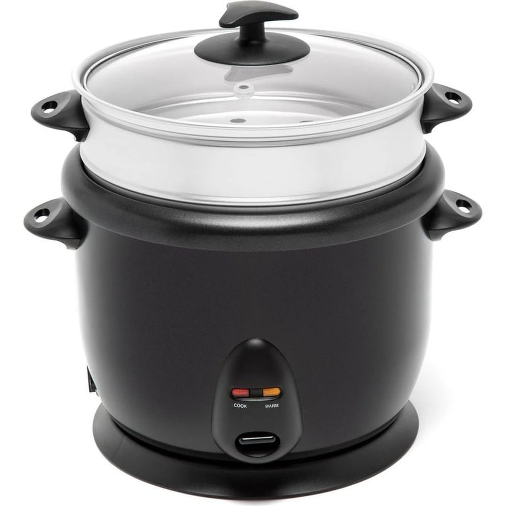 Olla arrocera vapor negra indurama 2.2 LT OAI22N