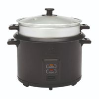 Olla arrocera vapor negra 2.8 LT OAI28NV