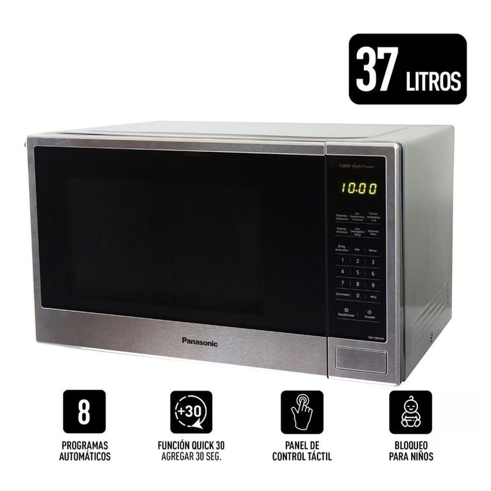 Horno Microondas  Panasonic 37L  NN- SB646SRPK