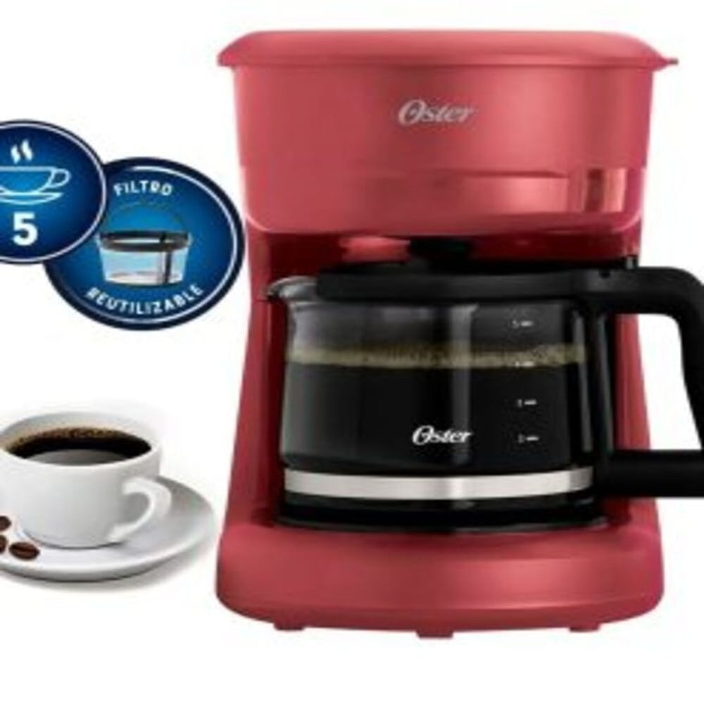 Cafetera Eléctrica de Goteo 5 Tazas Roja  BVSTDCS51R
