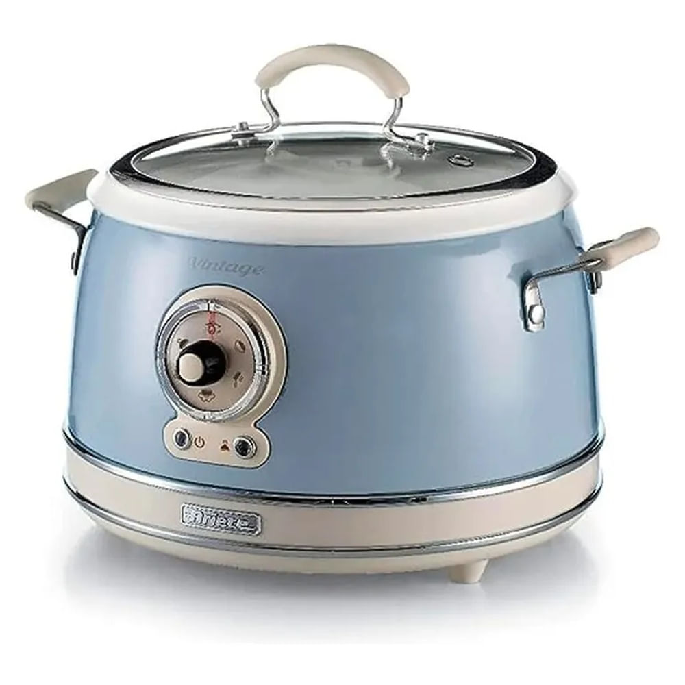 Olla arrocera ariete multifuncion de 3.5 litros azul