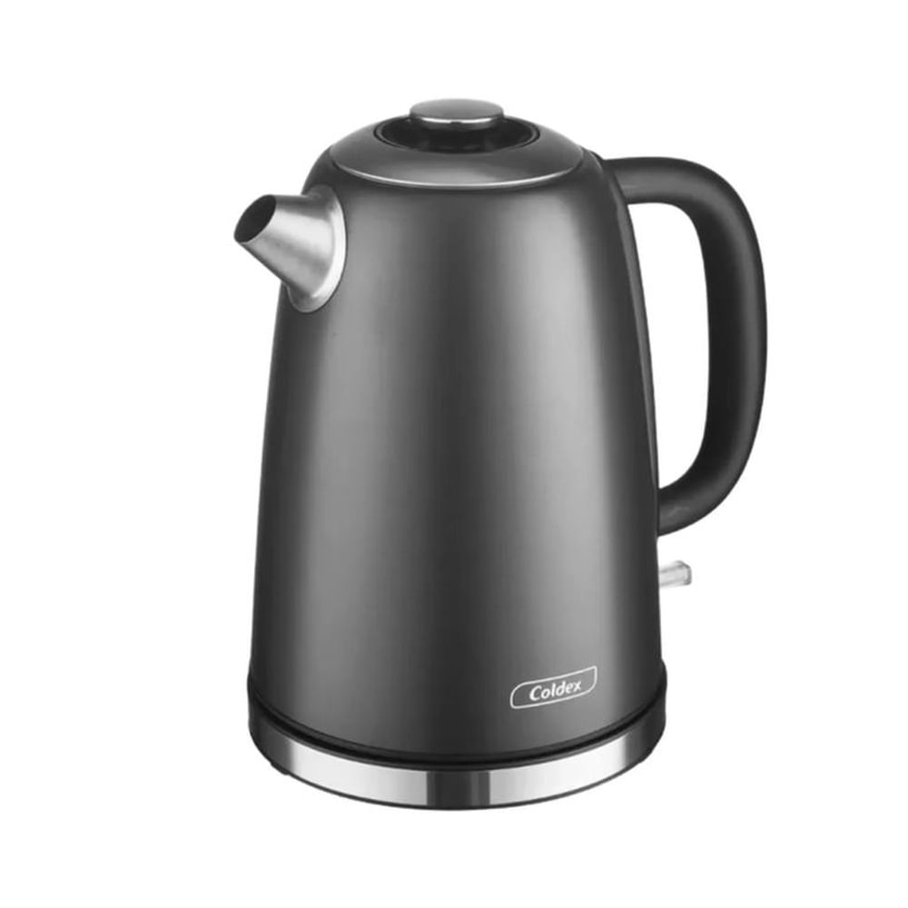 Hervidor Eléctrico Coldex 1.7L Acero Inoxidable Negro Mate