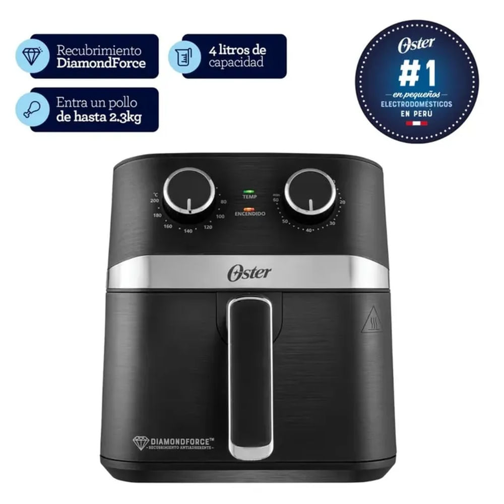 Freidora de Aire Digital Oster 4L CKSTAF401MDF