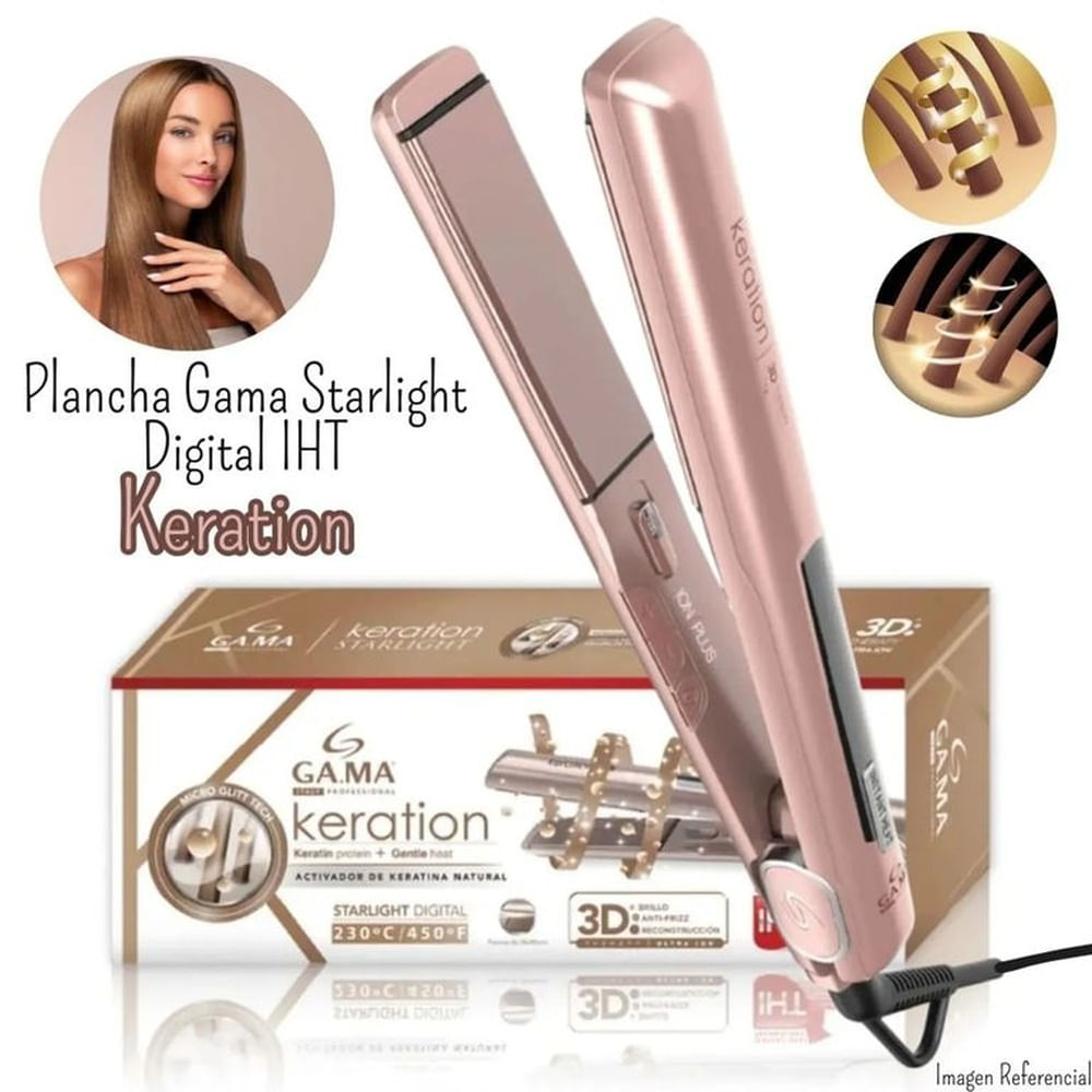 Plancha Gama Keration Starlight Digital IHT