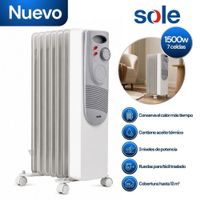 Estufa de Aceite Sole Eléctrica 7 celdas 1500W SOLE1500