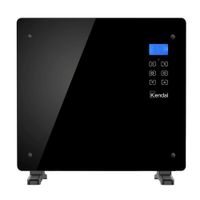 Panel Convector Eléctrico Vidrio KENDAL GH-10RM BLACK Calefacción Silenciosa