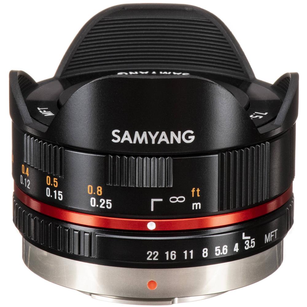 Samyang 7.5mm f 3.5 UMC Fisheye lente ultra gran angular para Micro Cuatro Tercios