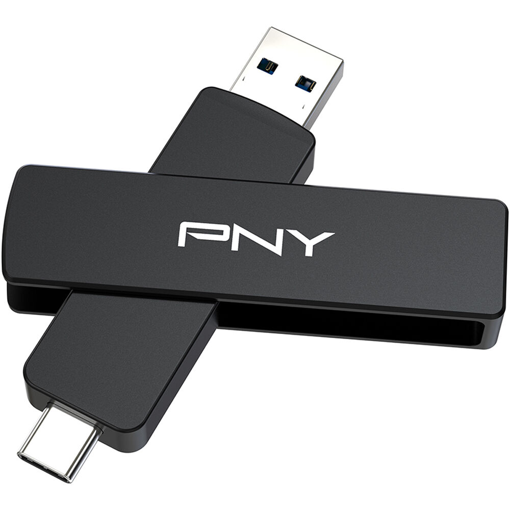 PNY Flash Drive 2TB DUO LINK V3 USB 3.2 Gen 2 con conectores USB C y USB A - SKU 4845