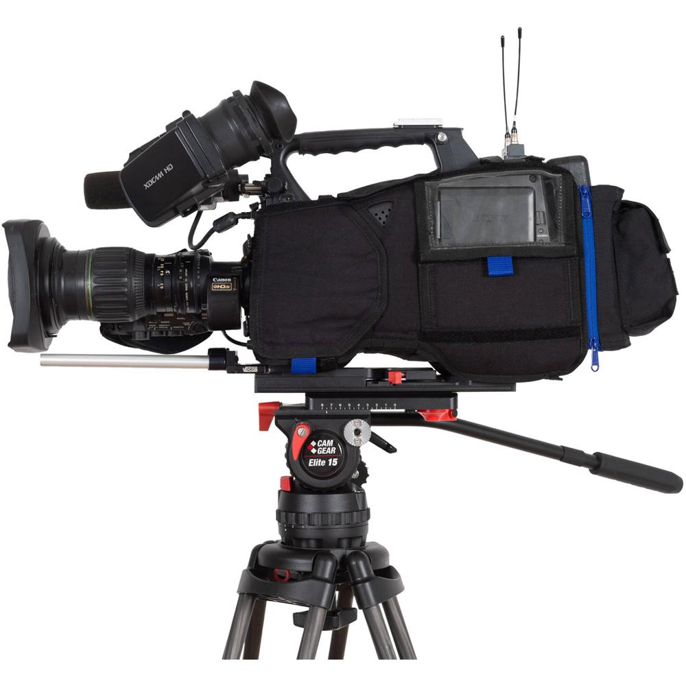 camRade camCover S1 para camcorders Sony PMW y PXW con protección Cordura y acceso a puertos